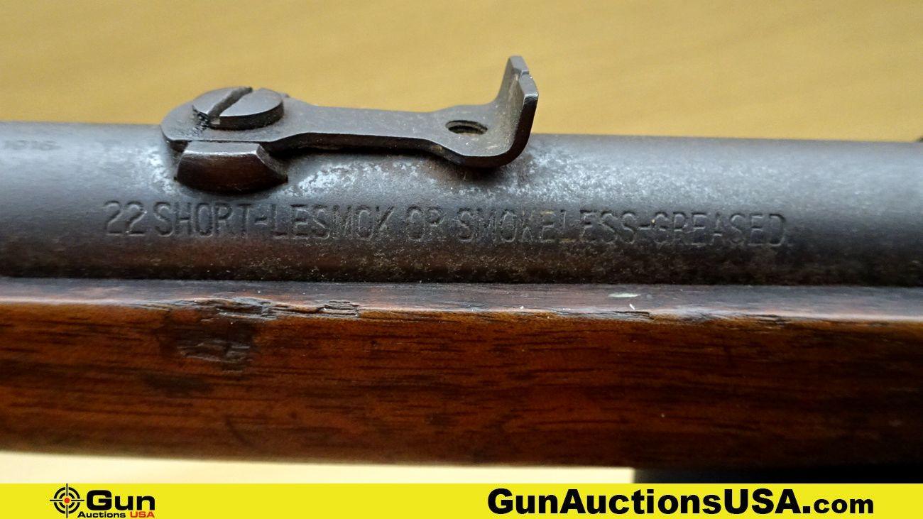 Remington 24 .22 Short Rifle. Fair Condition. 19" Barrel. Shootable Bore, Tight Action Semi Auto Fea