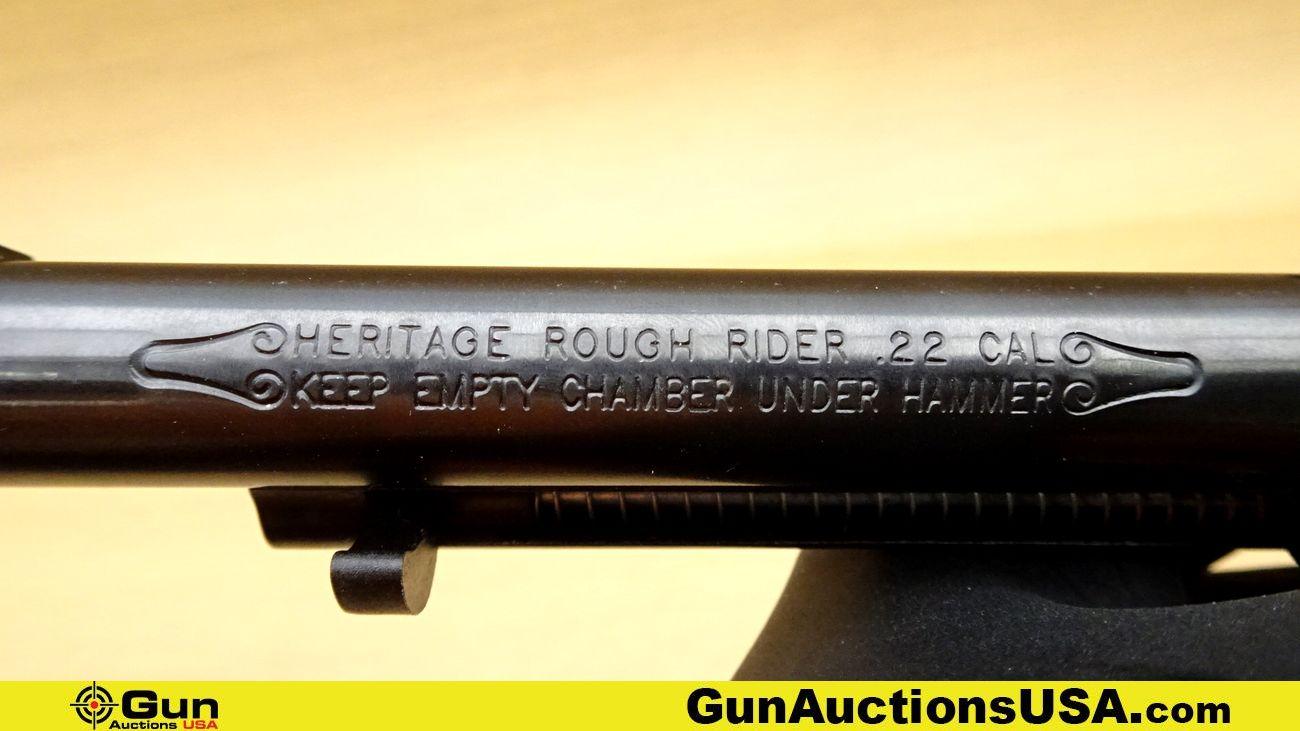 Heritage MFG Rough Rider 22LR THREADED BARREL Revolver. Very Good. 6.5" Barrel. Shiny Bore, Tight Ac