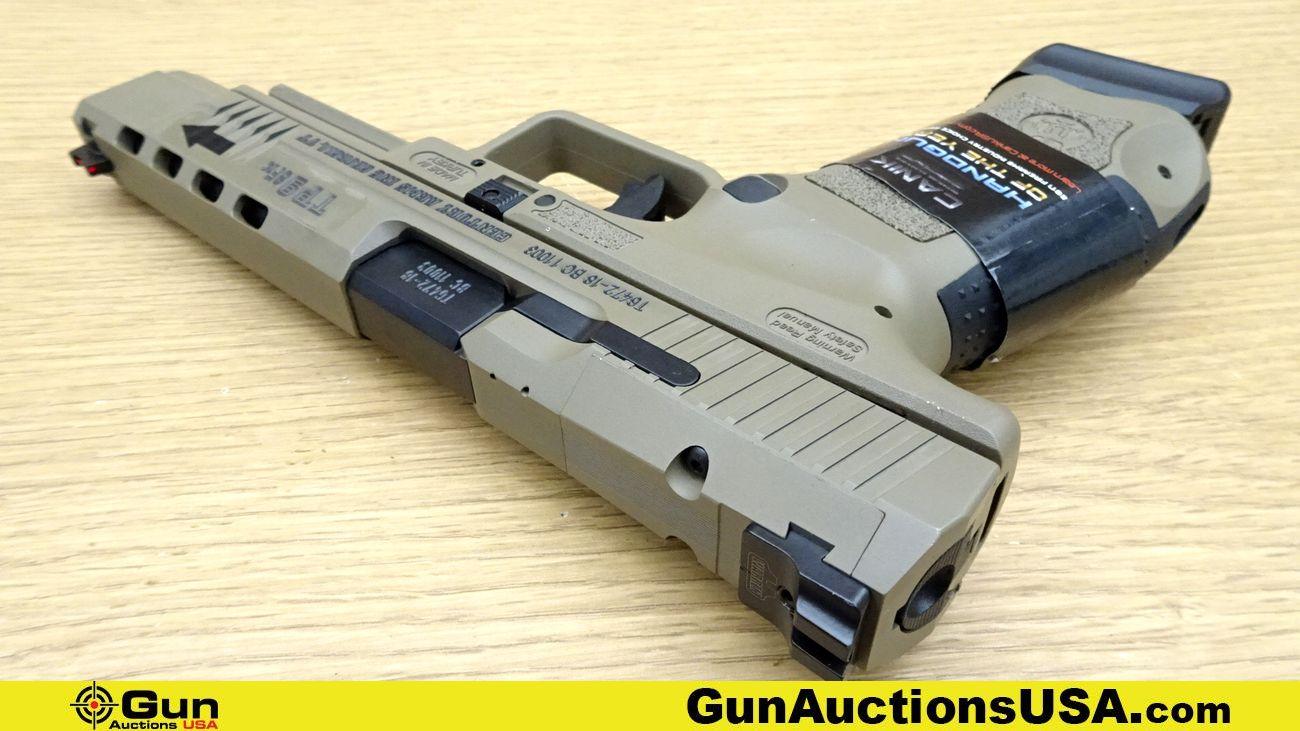 Century Arms CANIK TP9SFX 9X19 Pistol. Like New. 5" Barrel. Semi Auto Flat Dark Earth Pistol, Featur