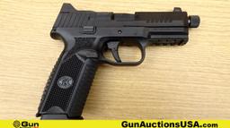 FN 509 9X19 Pistol. Excellent. 4.5" Barrel. Shiny Bore, Tight Action Semi Auto Features a White Dot