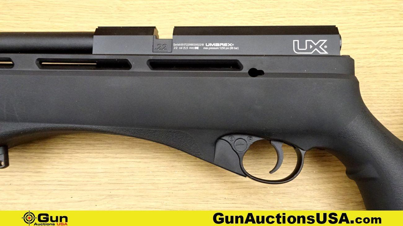 Umarex GAUNTLET .22 caliber AIR RIFLE. NEW in Box. 28" Barrel. Bolt Action Matte Black Finish Overal