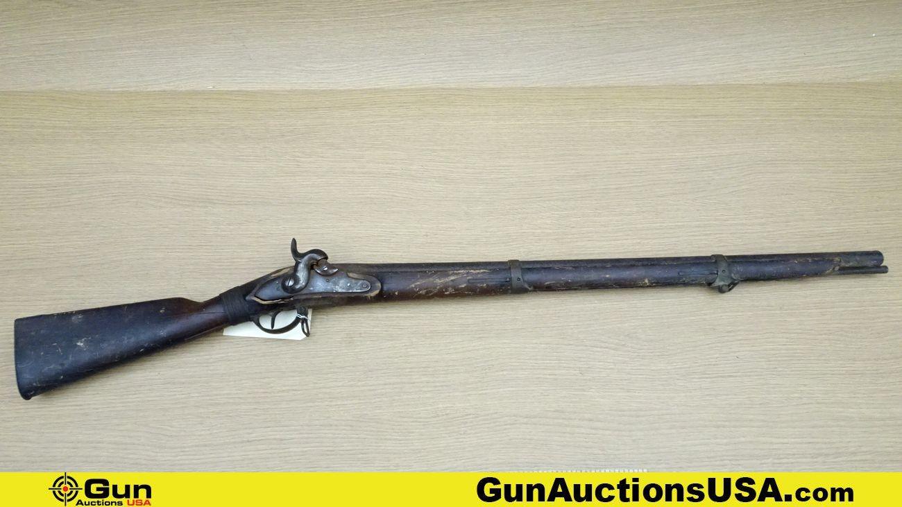 .70 Caliber Rifle . 32" Barrel. Percussion Features Straight Grained Wood Stock, Metal Butt Plate, S