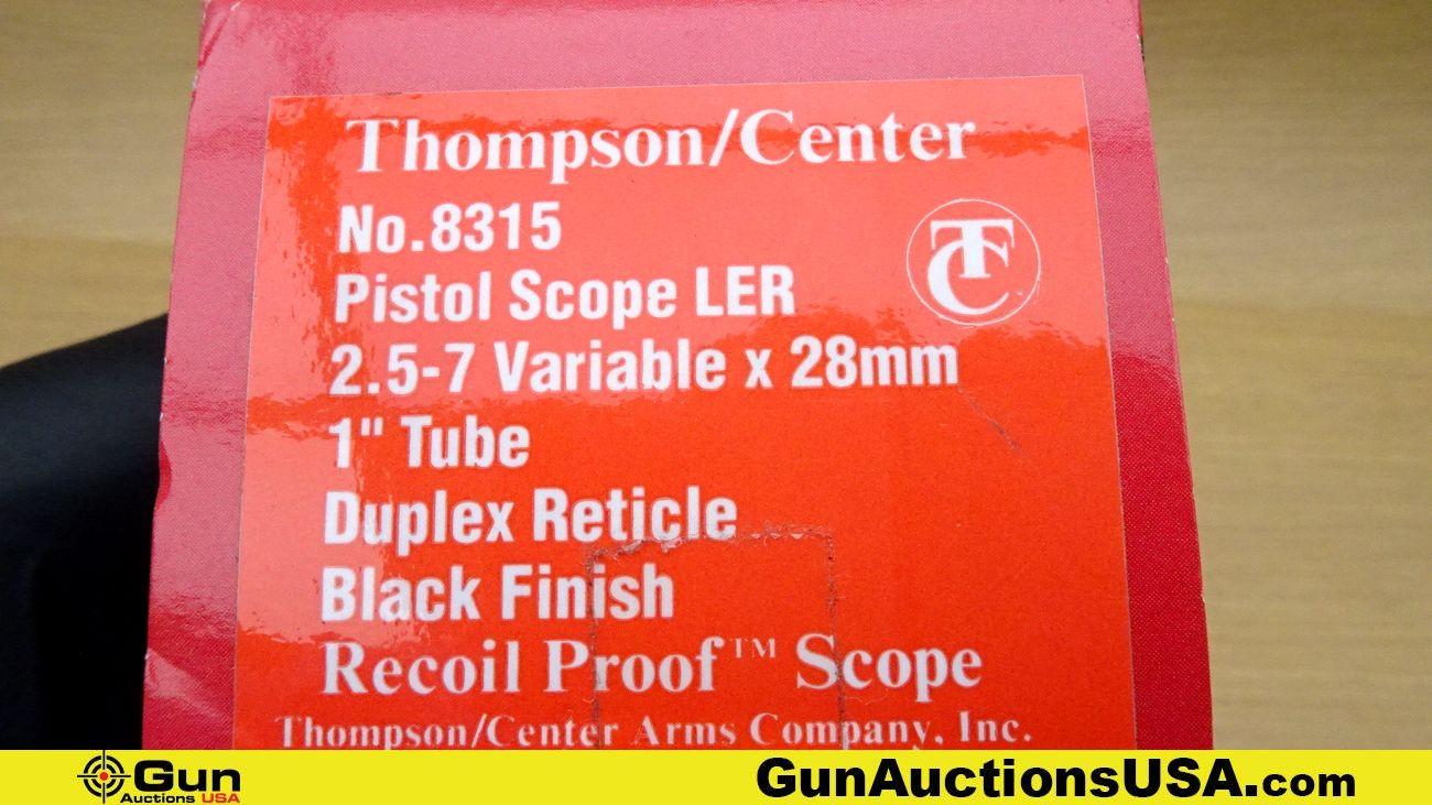Thompson Center Recoil Proof Scope. Like New in Box. Deep Black Gloss Finish, Long Eye Relief, Duple
