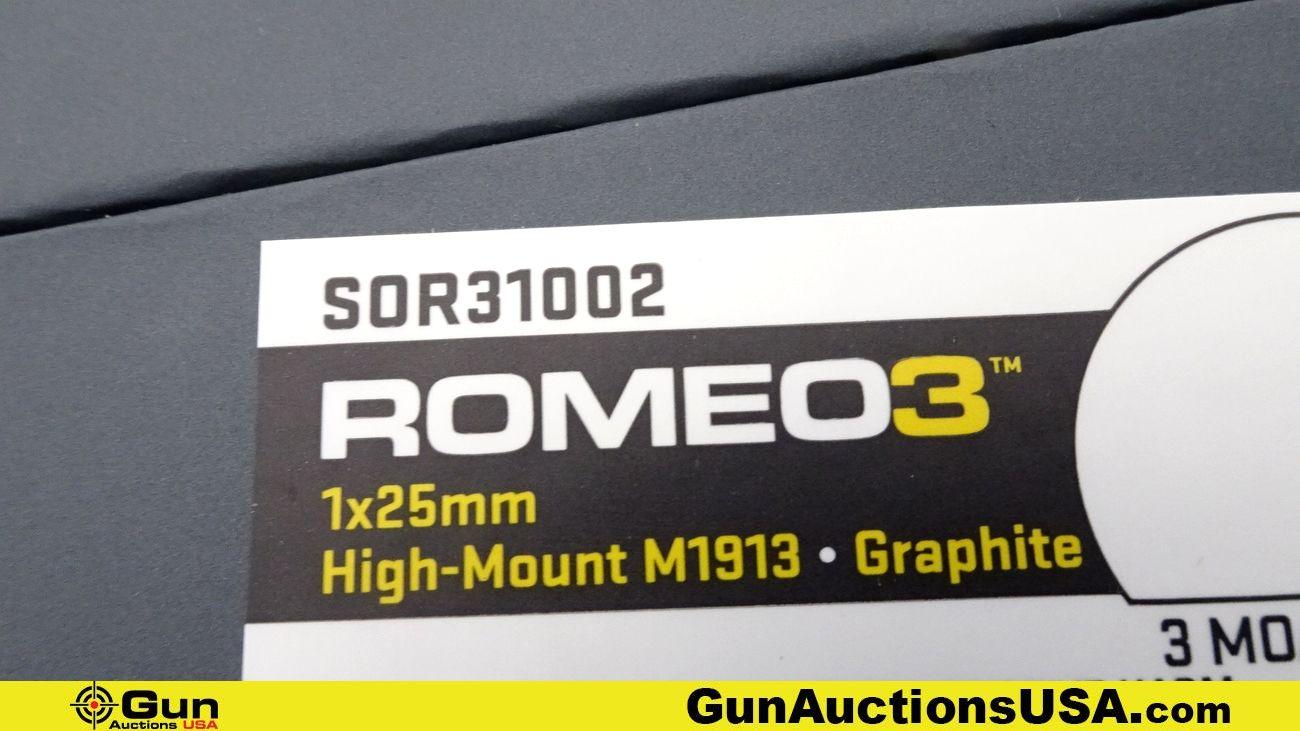 Sig Sauer ROMEO 3 Sight. NEW in Box. 1-25 MM Mini Reflex Sight. . (70108)