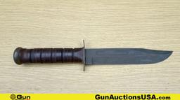 KA-BAR M2 USMC COLLECTOR'S Knife. Excellent. Replica of the U.S.A Manufactured WWII M2 USMC, Feature