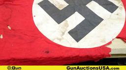 Militaria COLLECTOR'S Flag. Good Condition. NSDAP Flag 70.5x44" . (70791)