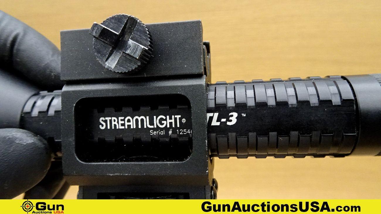 STREAMLIGHT TL-3 Weapons Light. Excellent Condition. Features Aluminum Body, LED, Strion Light Rail