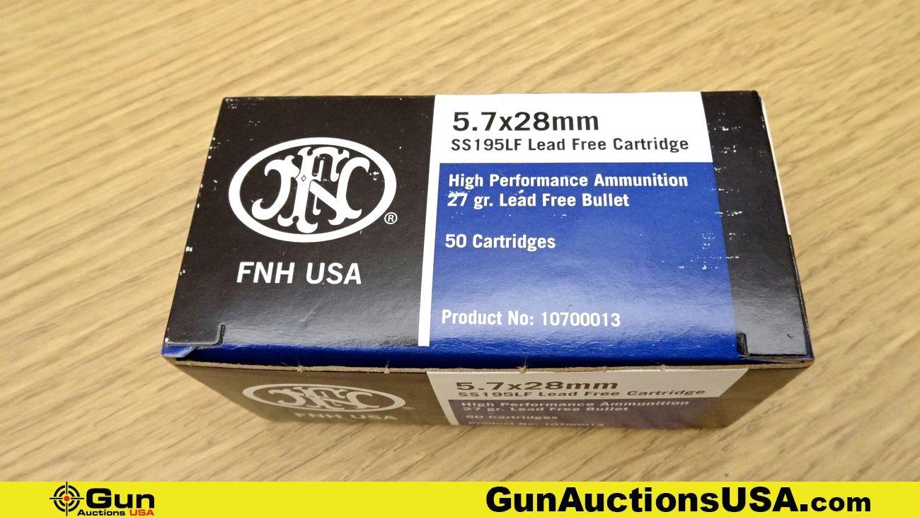 FNH 5.7x28 Ammo. Total Rds.- 250.. (69677)