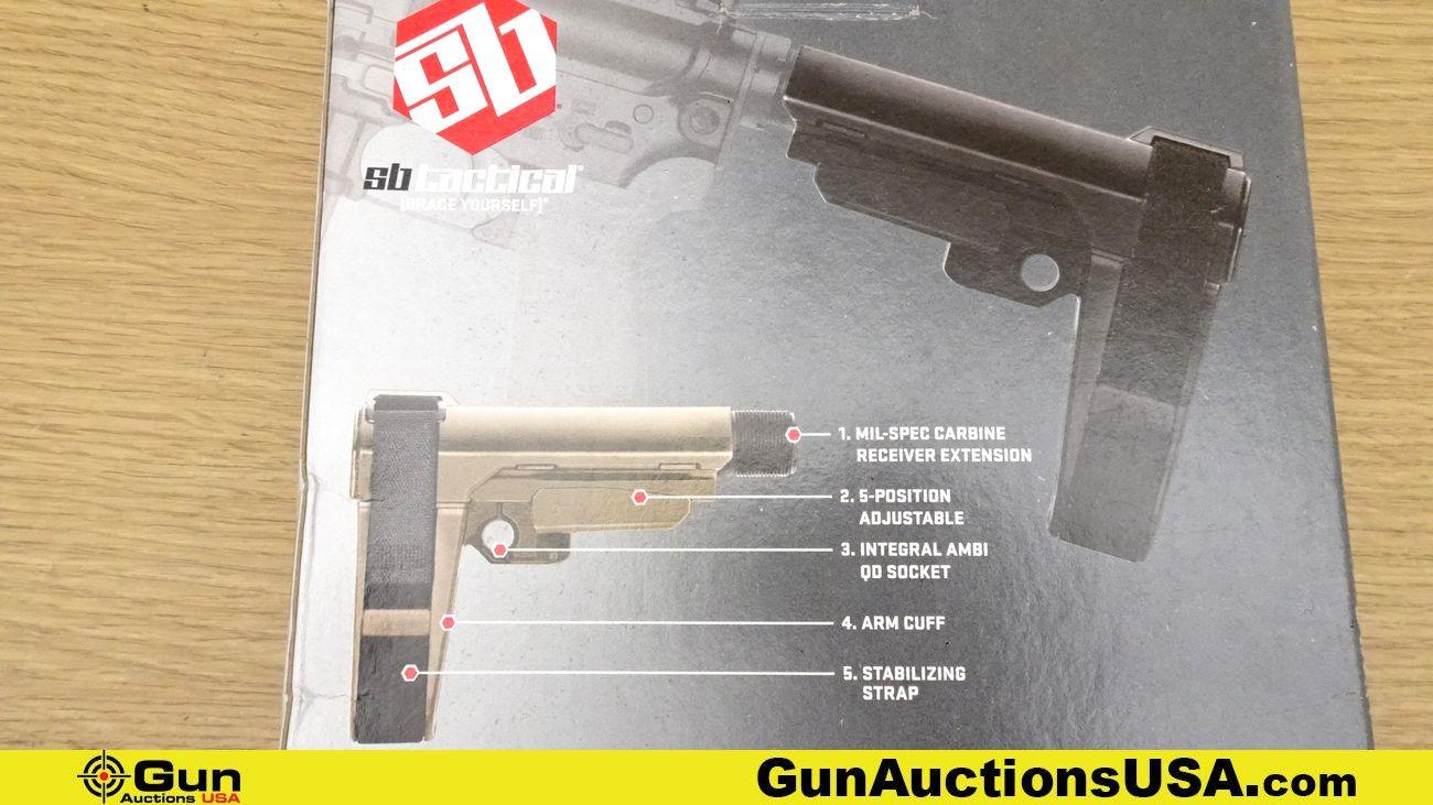 SB Tactical Pistol Brace Stabilizers. NEW in Box. Lot of 2; Grey Pistol Braces Stabilizers For AR15