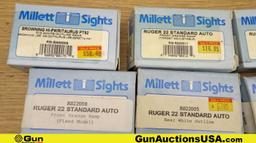 Millett Sights. Like New. Lot of 12: Assorted Sights. . (70824)