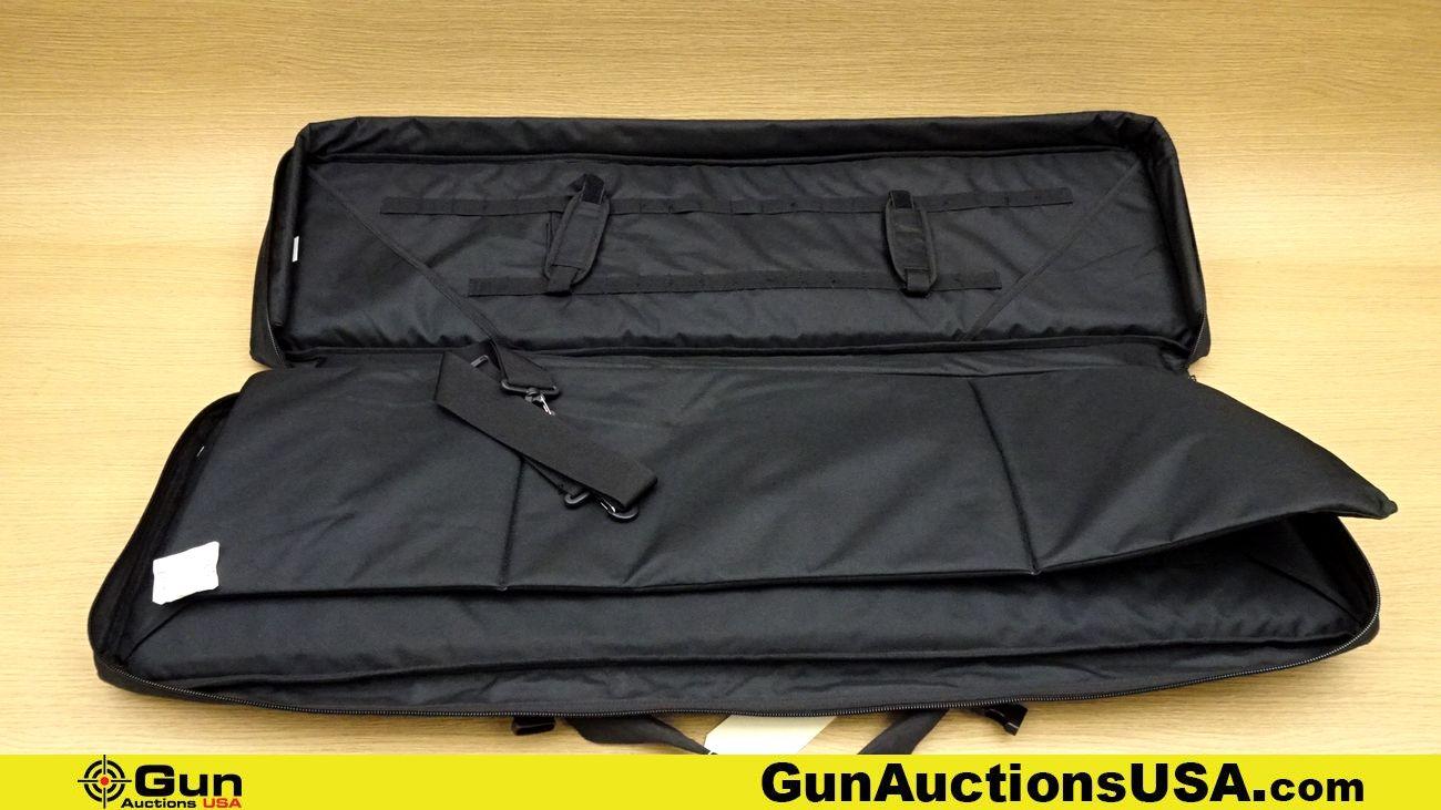 Tactical Performance Gun Case. Excellent. Black Two Rifle, Padded, Tactical Zipper Gun Case, Velcro