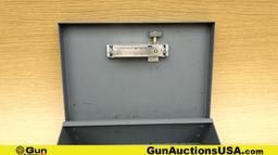 American Security Products Safe. Very Good. Metal Safe, 12"x8"x4" Deep. With Combination Lock. . (69
