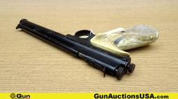 Crossman Arms 112 .22Caliber Air Pistol. Good Condition. 8" Barrel. Single Shot with a Front Blade S