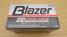 Blazer 22 LR Ammo. 2500 Rounds 40 Grain.. (71114)