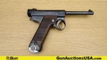 NAGOYA ARSENAL NAMBU TYPE 14 8 MM COLLECTOR'S Pistol. Very Good. 4.5" Barrel. Shiny Bore, Tight Acti