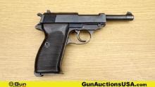 AC (WALTHER) P38 9MM PARA COLLECTOR'S Pistol. Very Good. 4 7/8" Barrel. Shiny Bore, Tight Action Sem
