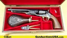 CENTENNIAL 1960 NEW MODEL ARMY .44 Revolver. NEW in Box. 8" BLACK POWDER/CAP AND BALL Features BELGI