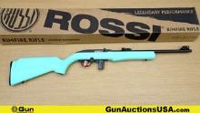 CBC ROSSI RS22 .22 LR Rifle. NEW in Box. 18" Barrel. Semi Auto Features a Teal and Black Two Tone Fi