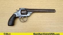 IVER JOHNSON'S ARMS & CYCLE WORKS TOP BREAK .32 S&W CTG TOP BREAK Revolver. Good Condition. 6" Barre