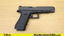 Glock 34 9X19 Pistol. Very Good. 5.25" Barrel. Shiny Bore, Tight Action Semi Auto Features a White D
