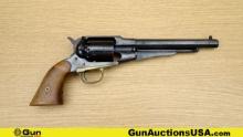 .44 Caliber Revolver. Good Condition. 8" Barrel. Cap and Ball Features Smooth Wood Grips, Front Blad