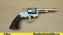 S&W .38 S&W SPL Revolver. Good Condition. 5" Barrel. Shiny Bore, Tight Action Features a Checkered H