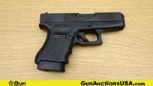 Glock 36 45ACP Pistol. Very Good. 3.75" Barrel. Shiny Bore, Tight Action Semi Auto Slim, powerful, a