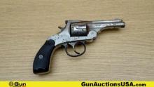H&R TOP BREAK .38 S&W CTGE  Revolver. Fair Condition. 3.25" Barrel. Features a Front Blade Sight, No