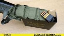 Military Surplus 30.06 Ammo/Can . Approx. 191 Rds in Garand Enbloc with 4 Bandoleers and Ammo Can. .