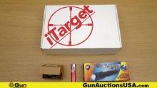 iTarget, Tactical Force, Etc. Accessories. Excellent. Lot of 4; 1- Tear Gas Lighter, 1- Scope Ring S