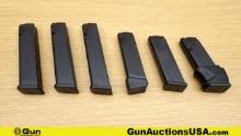 Glock .40 S&W Mags & Accessories.. Excellent. Lot of 6; 3- 22 Rds .40 S&W Mags, 3- 14 Rds .40 S&W Ma