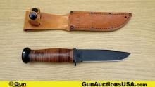 K-Bar MK1 Knife. Excellent. A Reproduction of the Knife Carried through WWII & Vietnam Adopted by Sp