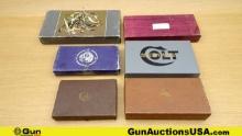 Colt Pistol Box's . Good Condition. Lot of 6; Empty Colt Pistol Boxes. . (69556) (GSCO21)