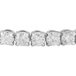 18k White Gold 6.65ct Diamond Bracelet