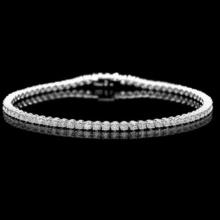 18K Gold 3.09ct Diamond Bracelet