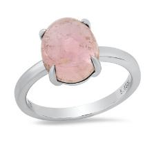 14K White Gold Setting with 5.96ct Tourmaline Ladies Ring