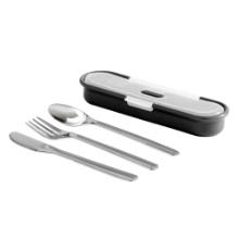 BUILT Gourmet Bento 4 Piece Stainless Steel Utensil Set - 1 Count (Pack of 1), Retail $20.00