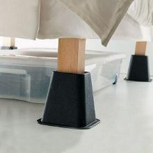 Creative Bath Products Bed Riser - Black - Pack of 6, Retail $118.00