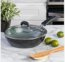 Cuisinart 12" Saute Pan with Cover, 3qt, Retail $59.99