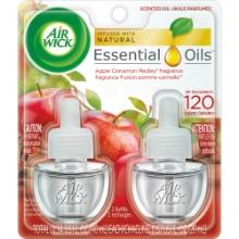 Air Wick Life Scents Essential Oils Refill Apple Cinnamon Medley, 2 x 20 ml