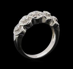 14KT White Gold 0.67 ctw Diamond Ring