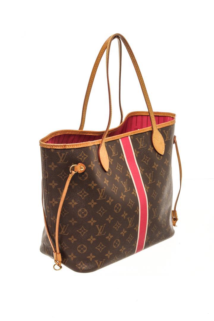 Louis Vuitton Brown Monogram Canvas Neverfull MM Shoulder Bag