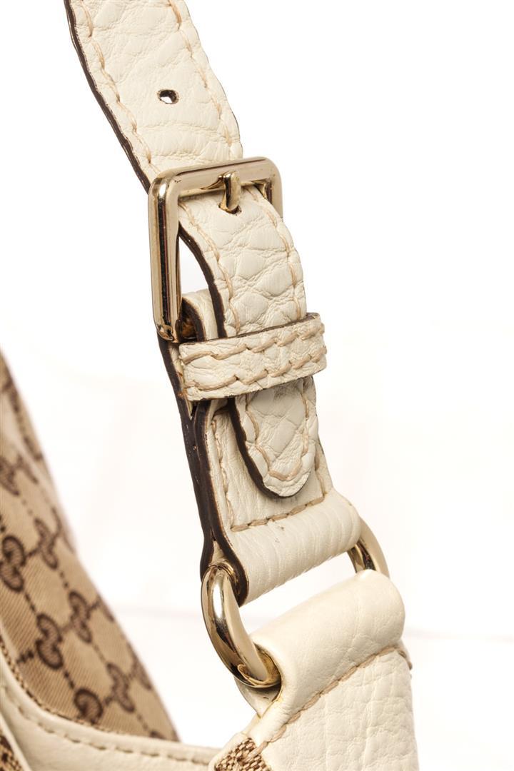 Gucci Brown Leather Charlotte GG Shoulder Bag