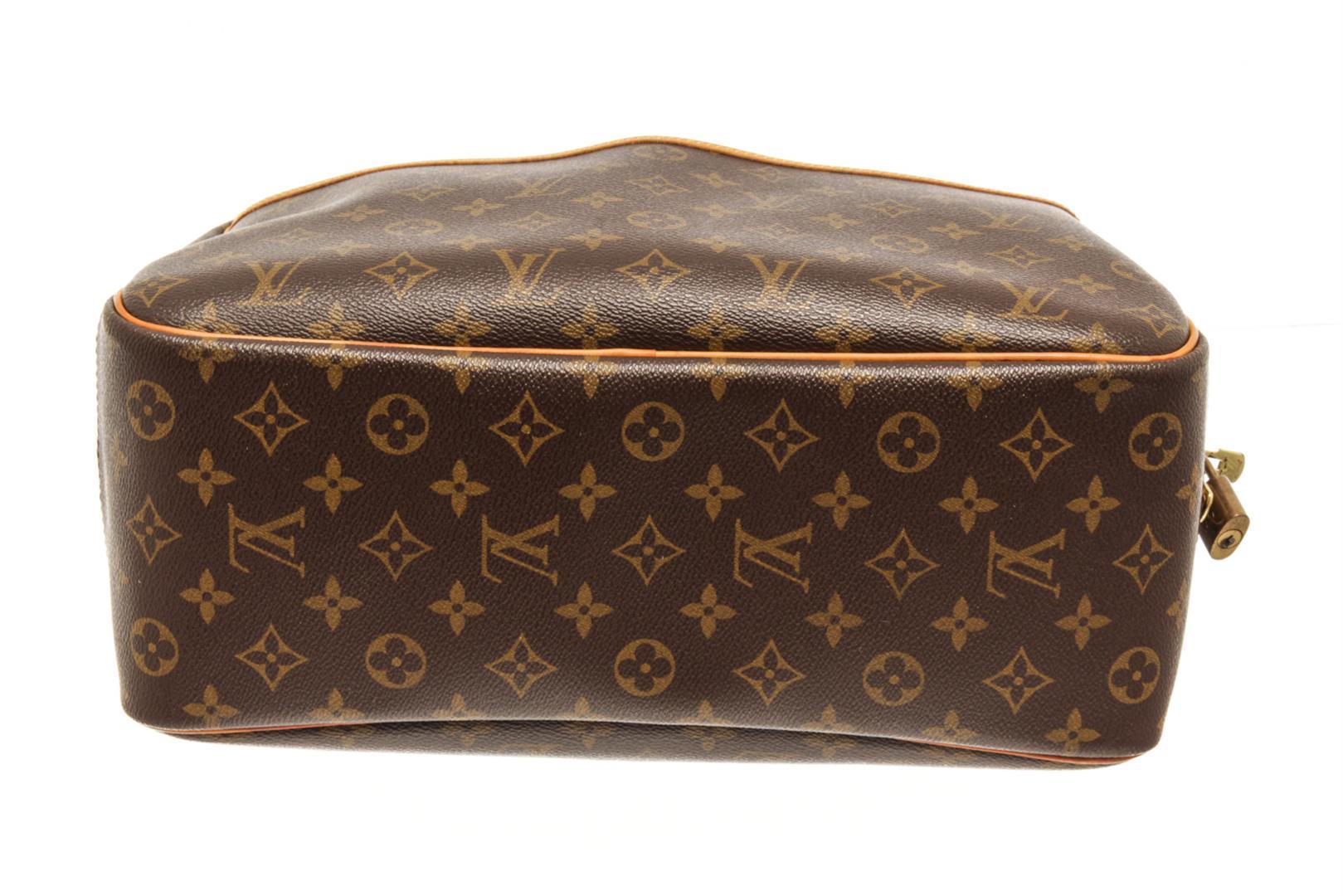 Louis Vuitton Brown Monogram Canvas Deauville Handbag
