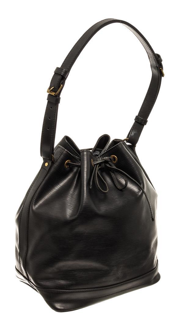 Louis Vuitton Black Epi Leather Noe Bucket Bag