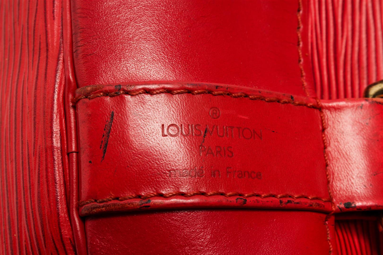 Louis Vuitton Red Epi Leather Randonnee PM Backpack