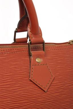 Louis Vuitton Brown Epi Leather Speedy 30 Satchel Bag
