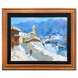 Winter in the Alps by Akopov Original
