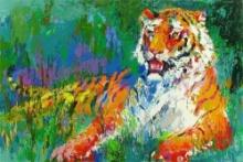 Leroy Neiman "RESTING TIGER"