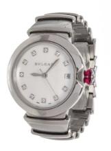 Bvlgari Grey LVCE Watch